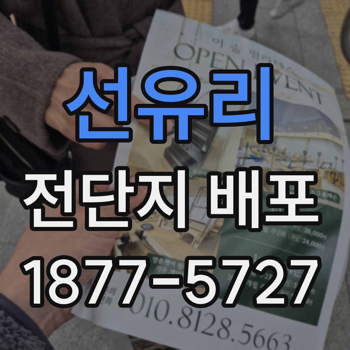 선유리 전단지 배포
