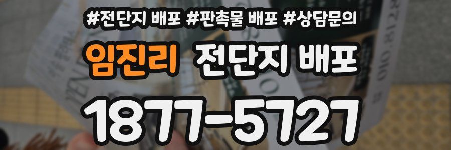 임진리 전단지 배포
