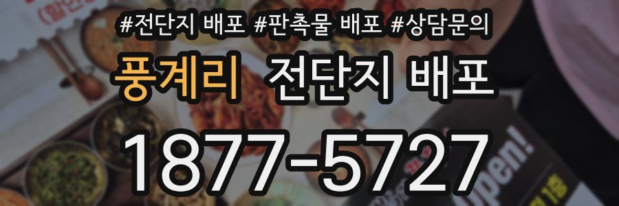 풍계리 전단지 배포