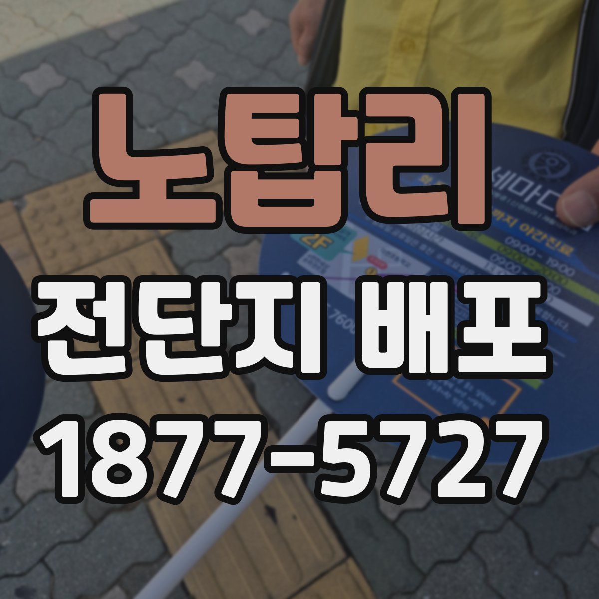 노탑리 전단지 배포