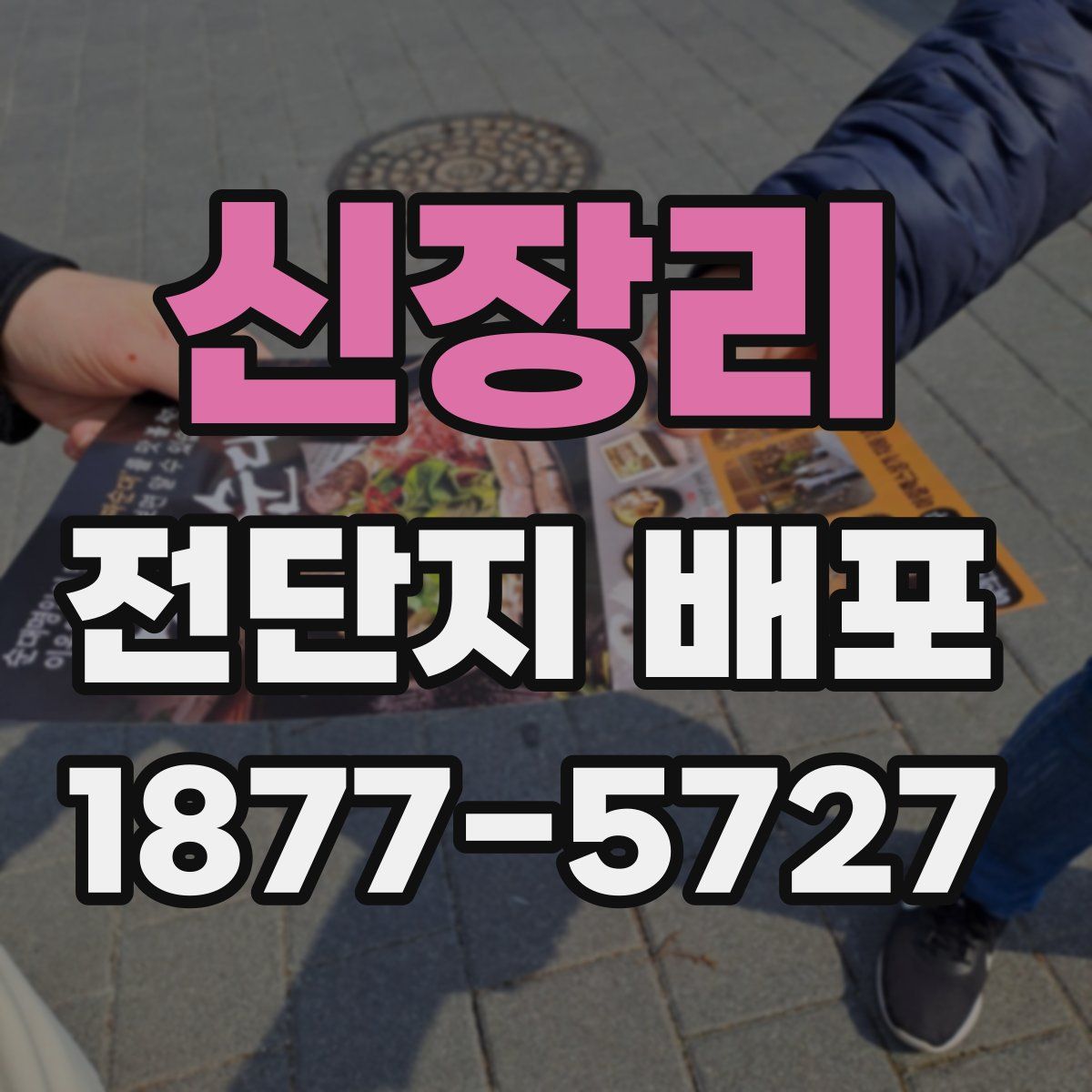 신장리 전단지 배포