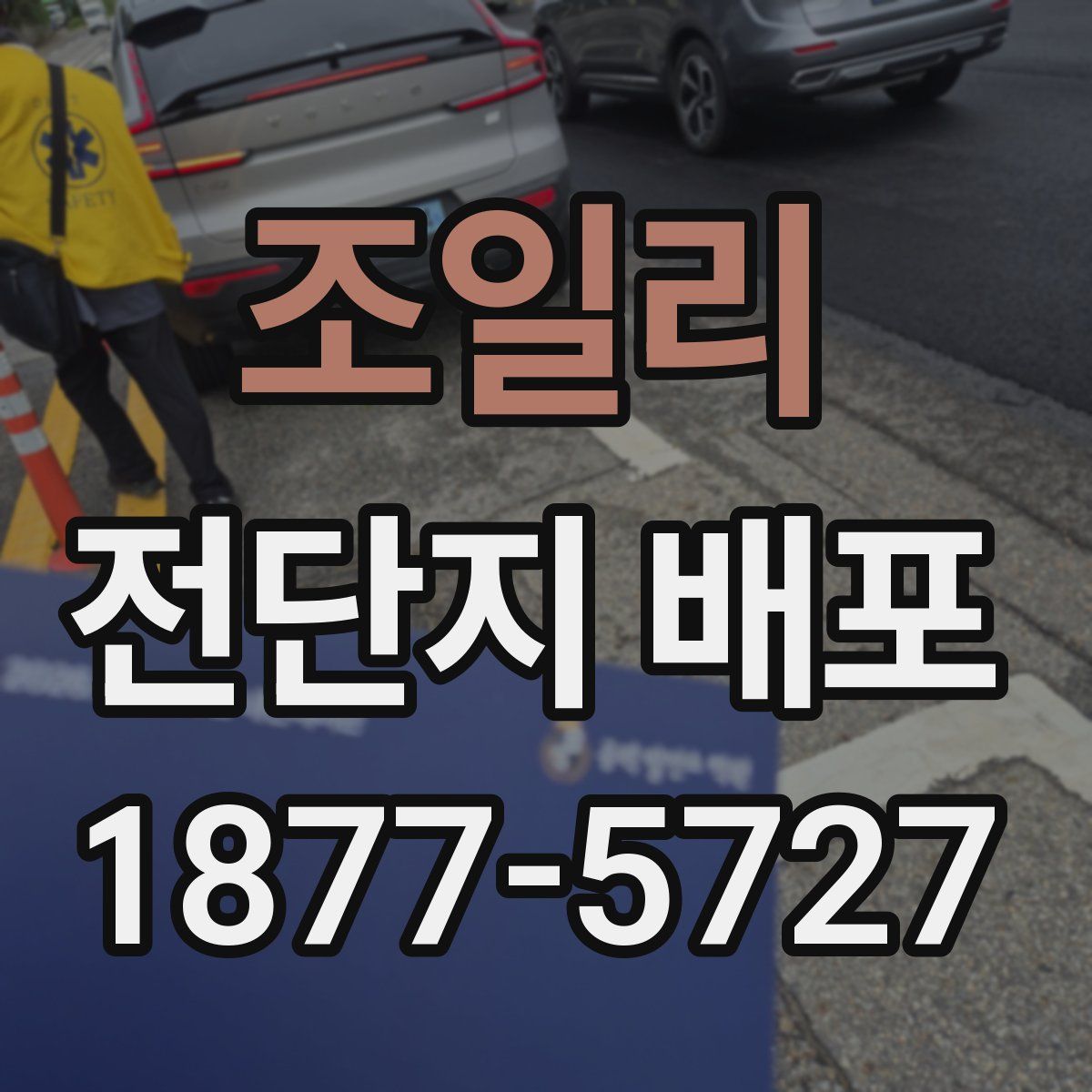 조일리 전단지 배포