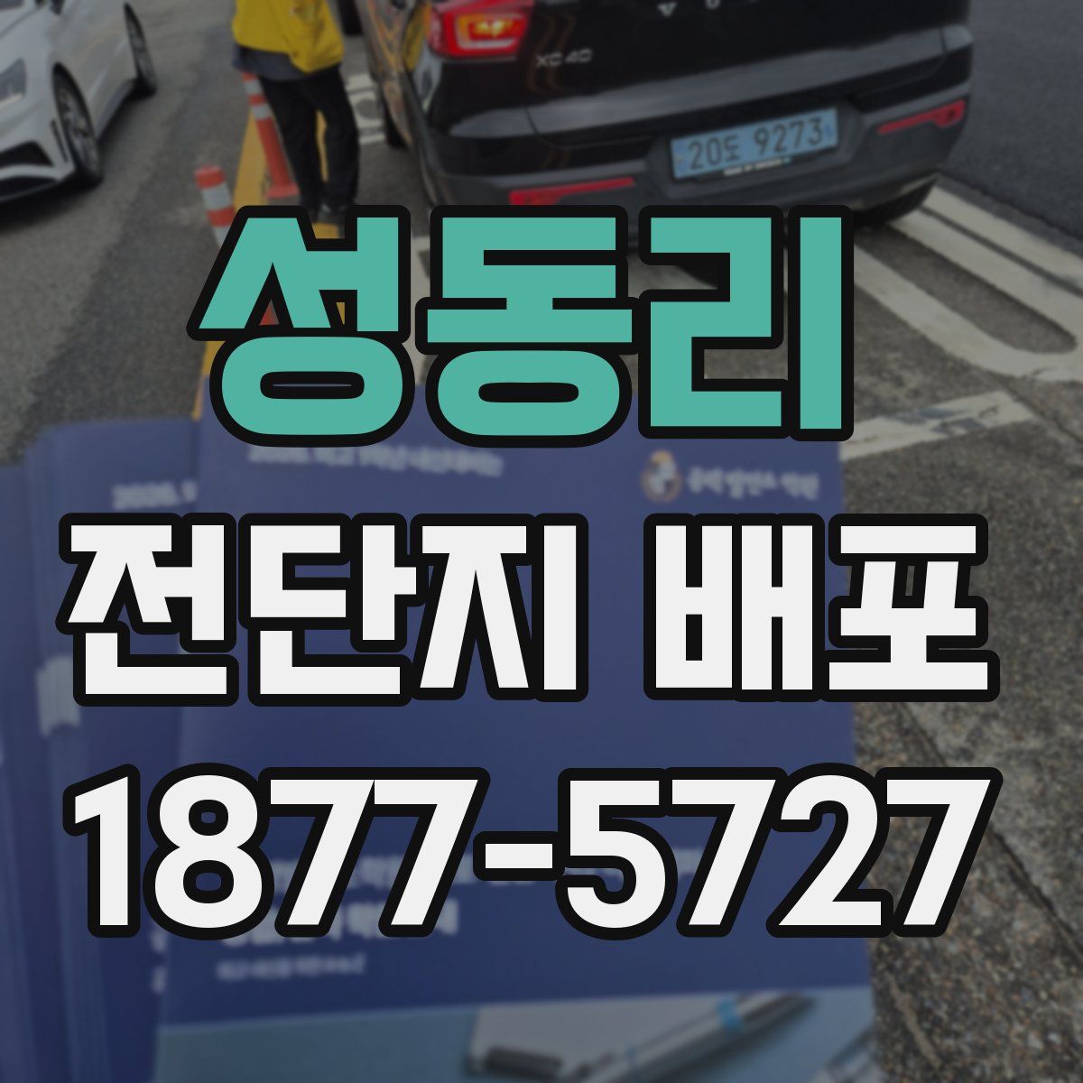 성동리 전단지 배포