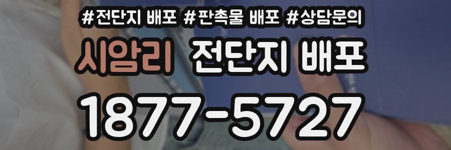 시암리 전단지 배포
