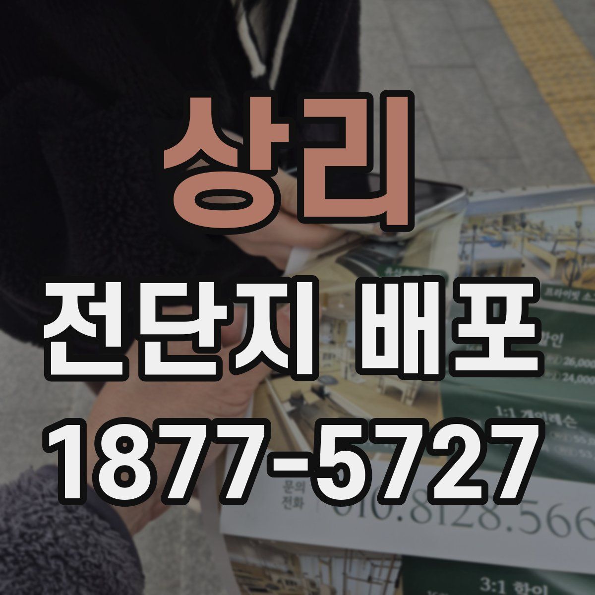 상리 전단지 배포
