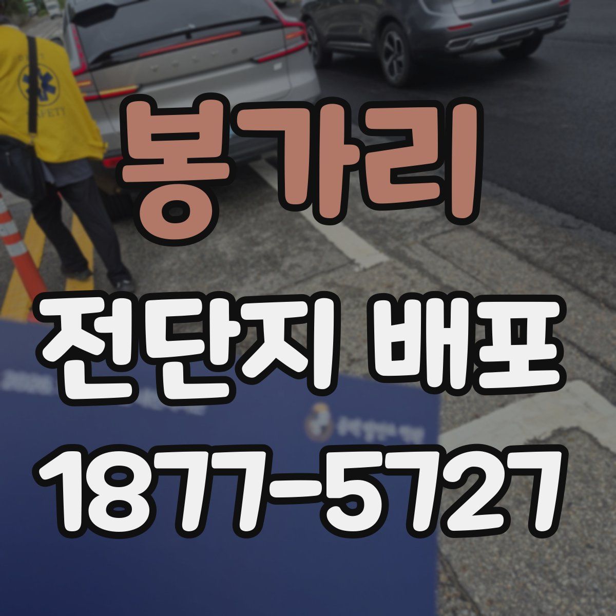 봉가리 전단지 배포