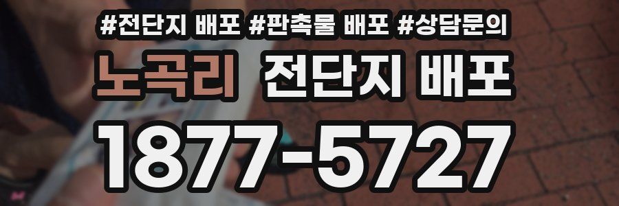 노곡리 전단지 배포