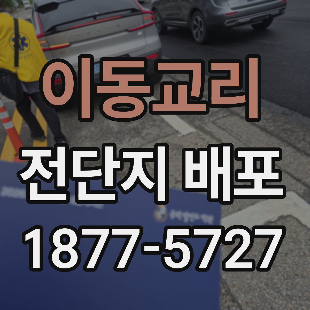 이동교리 전단지 배포