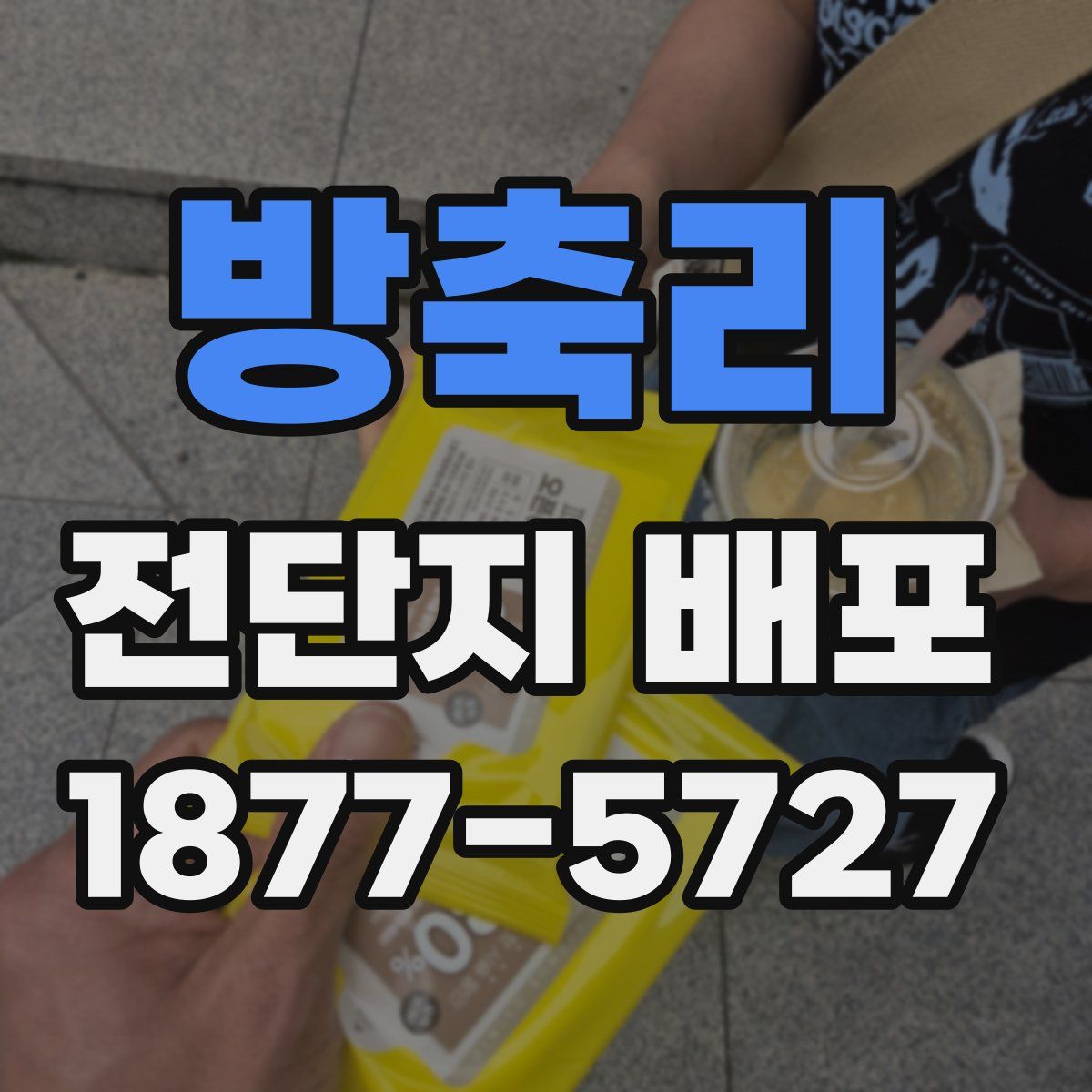 방축리 전단지 배포