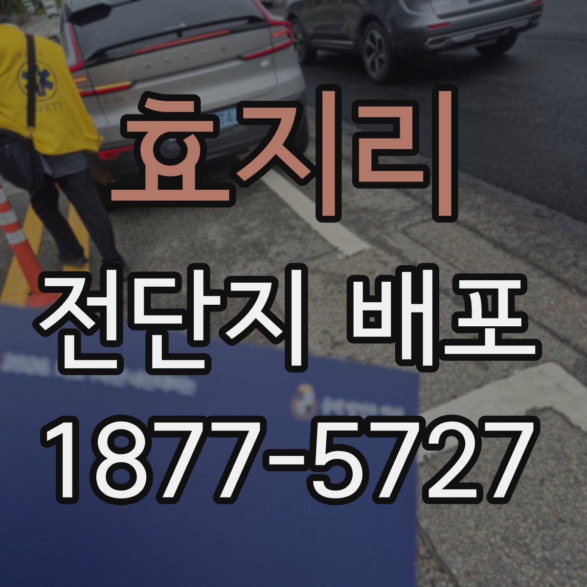 효지리 전단지 배포