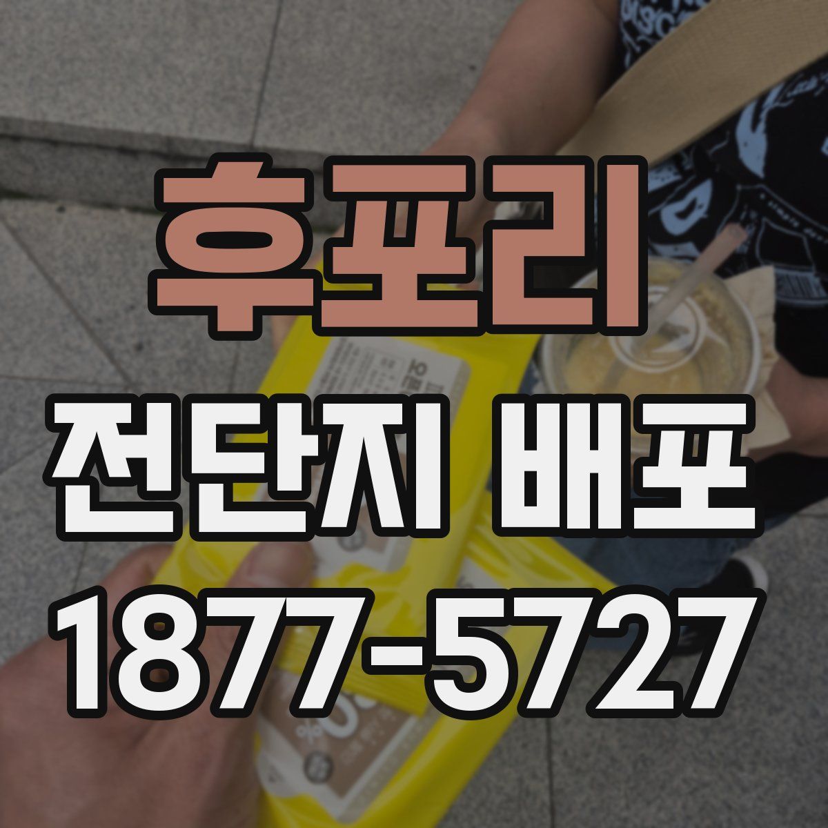 후포리 전단지 배포