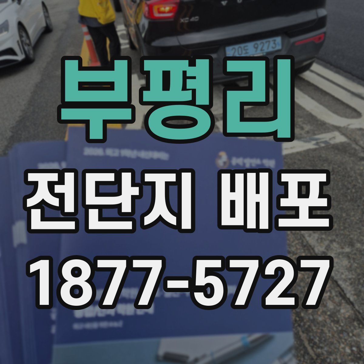 부평리 전단지 배포