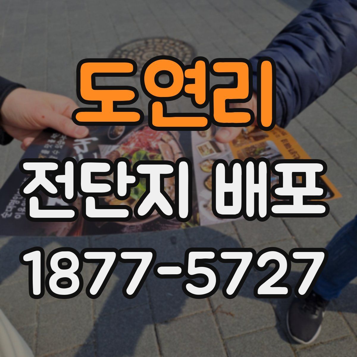 도연리 전단지 배포
