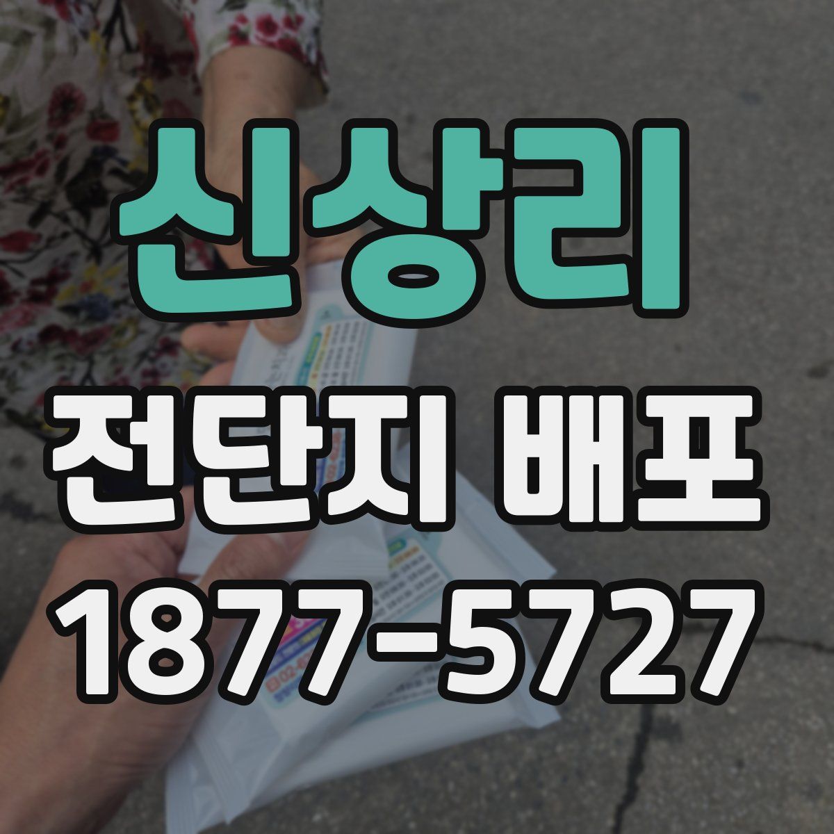 신상리 전단지 배포