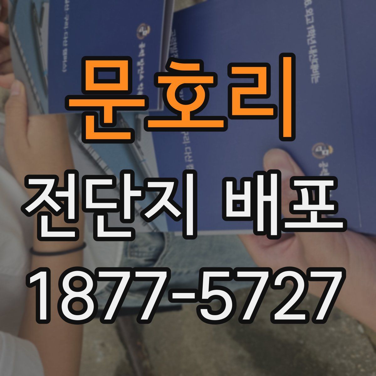 문호리 전단지 배포