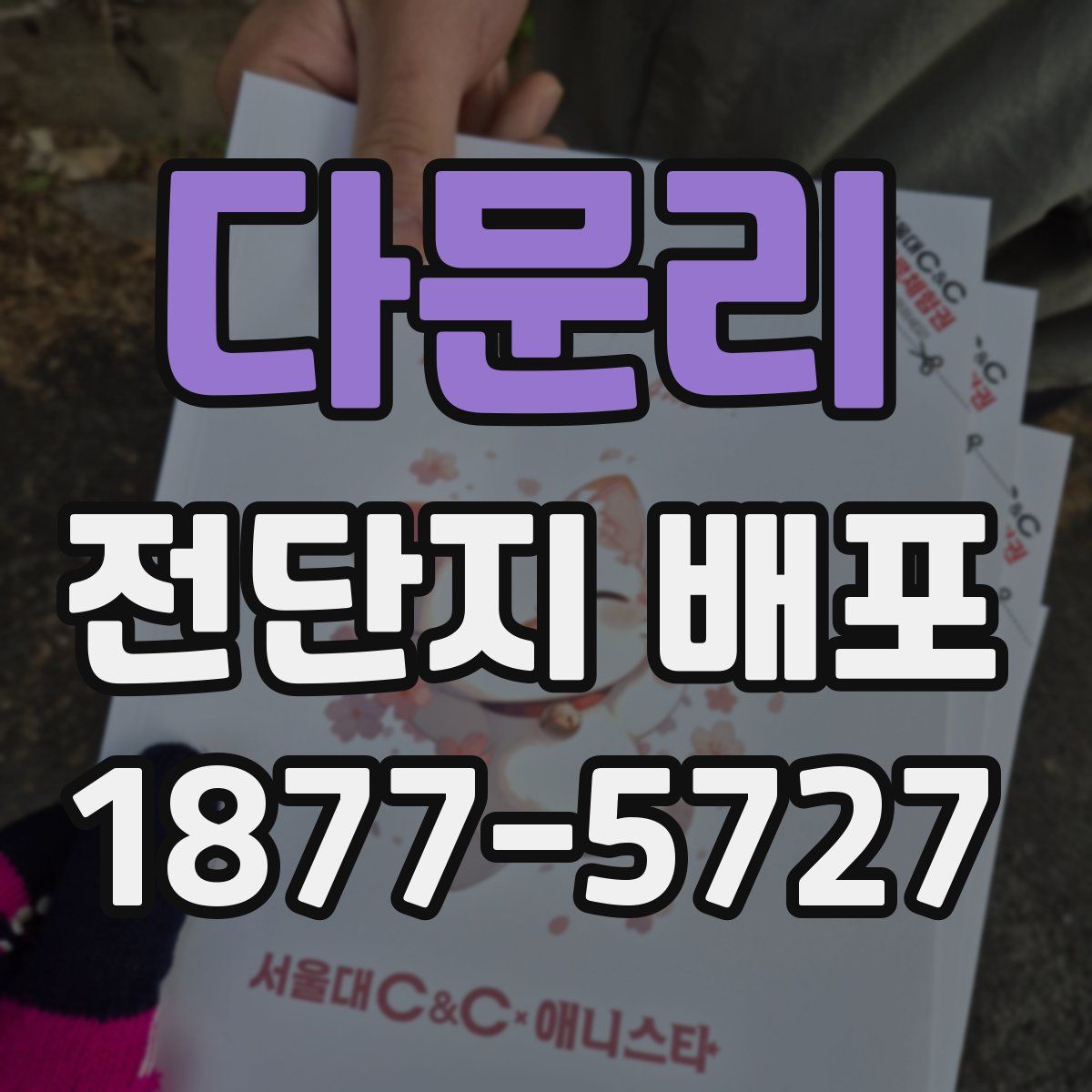 다문리 전단지 배포