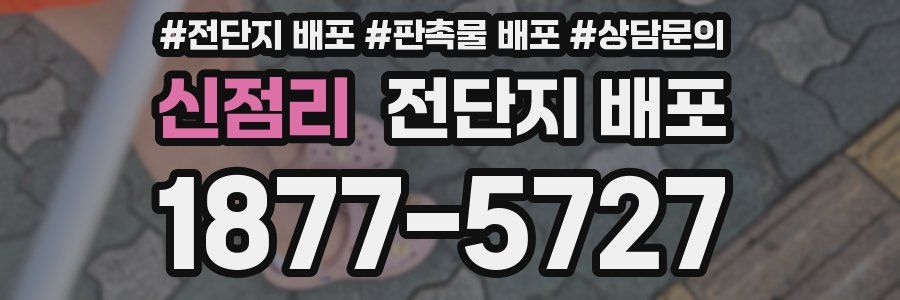 신점리 전단지 배포