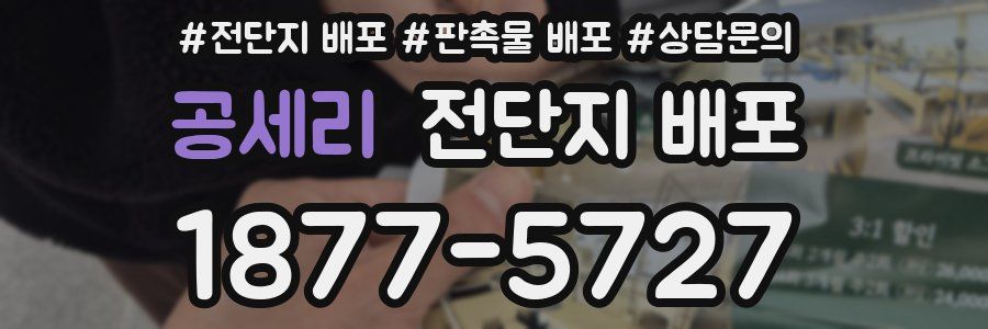 공세리 전단지 배포