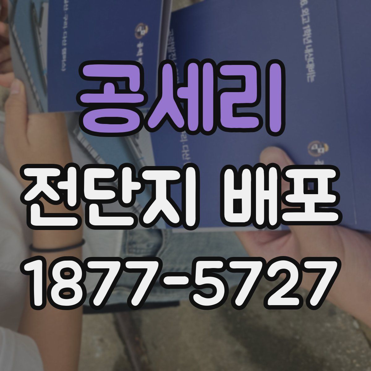 공세리 전단지 배포