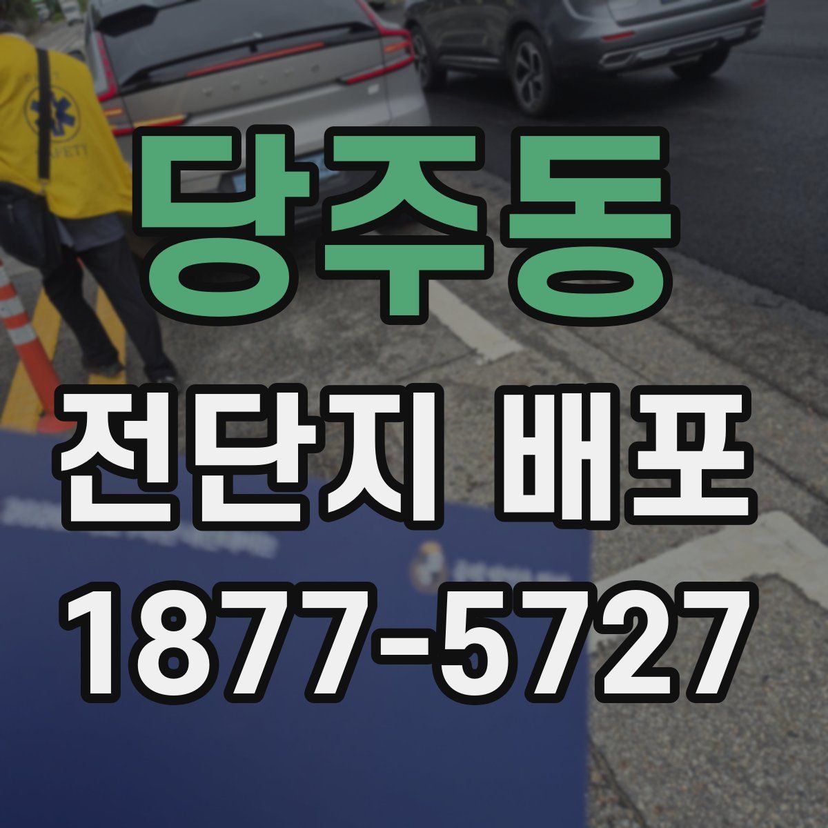 당주동 전단지 배포