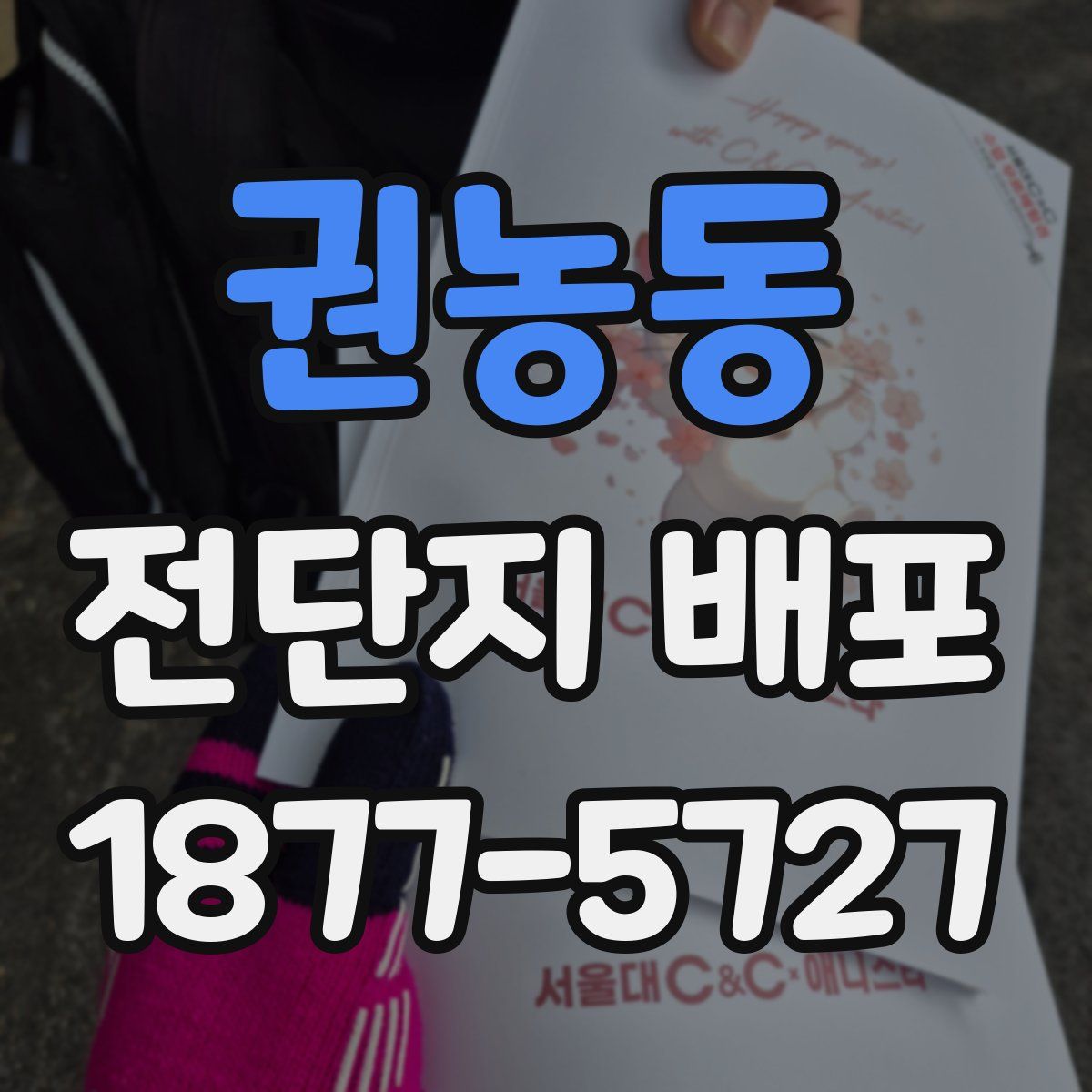 권농동 전단지 배포