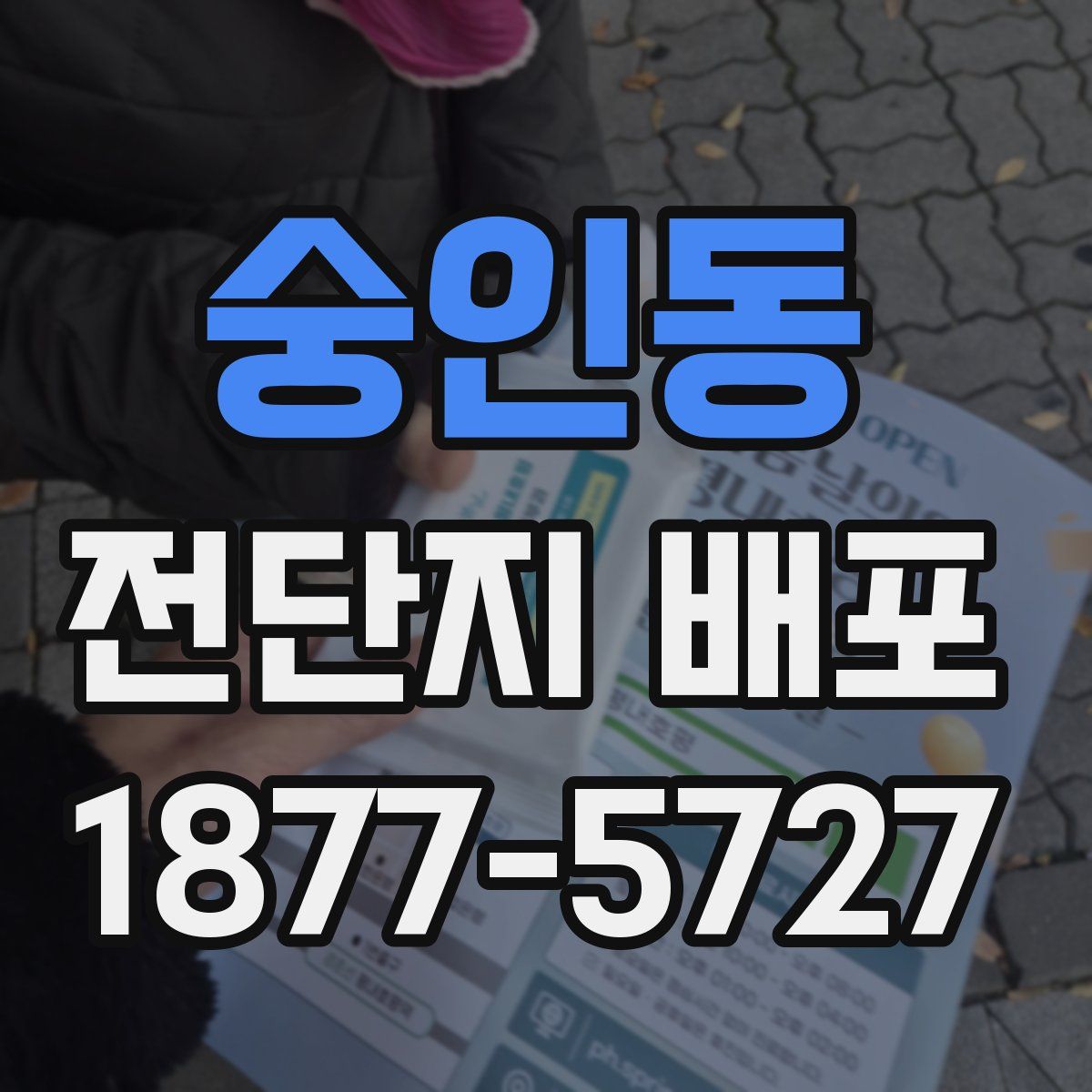 숭인동 전단지 배포