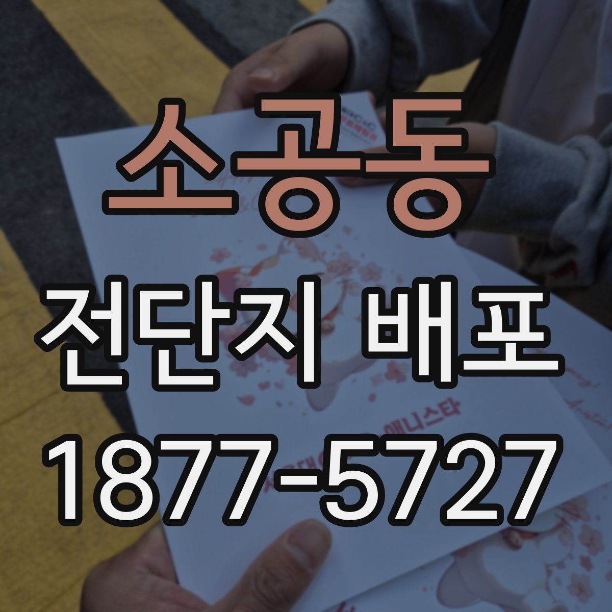 소공동 전단지 배포