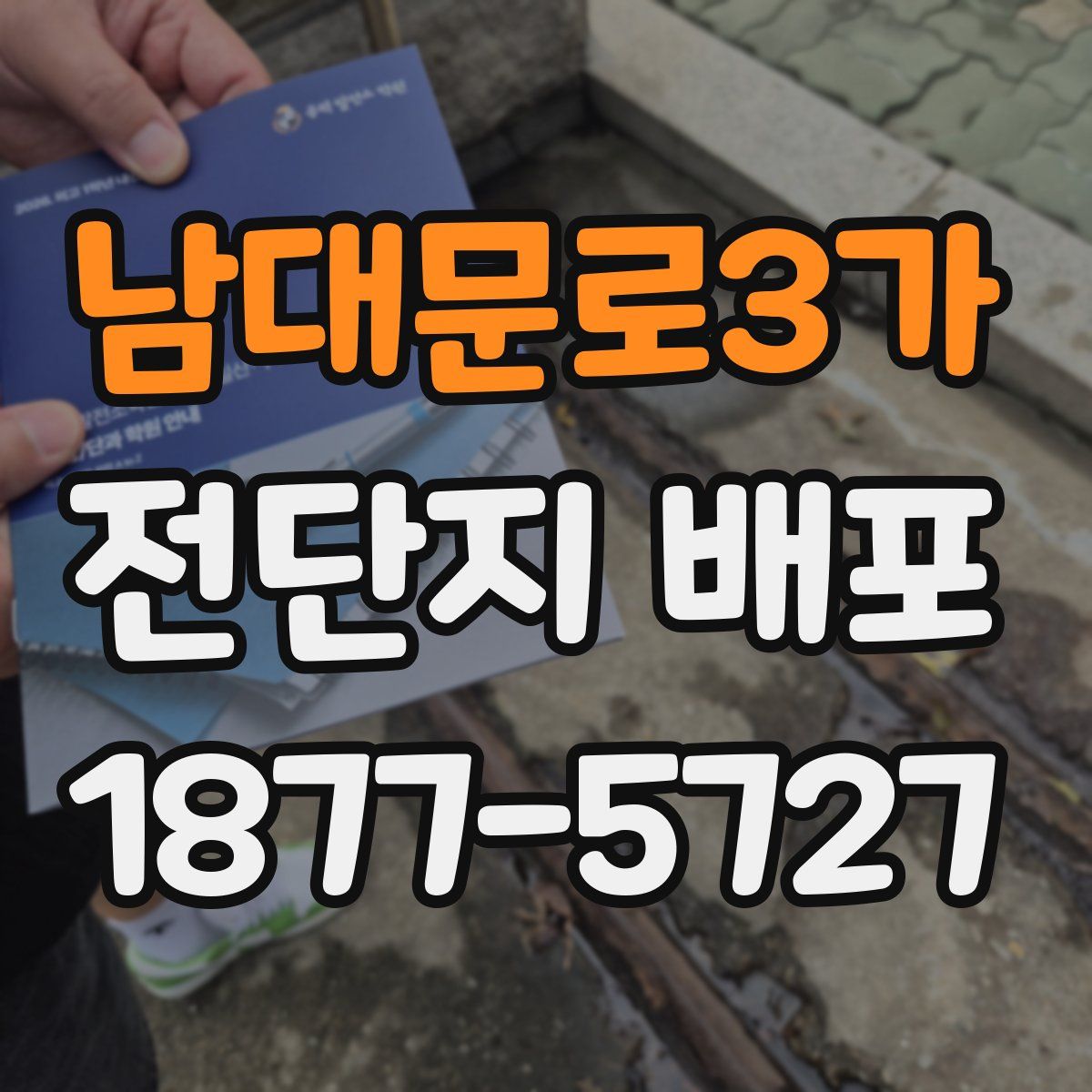 남대문로3가 전단지 배포