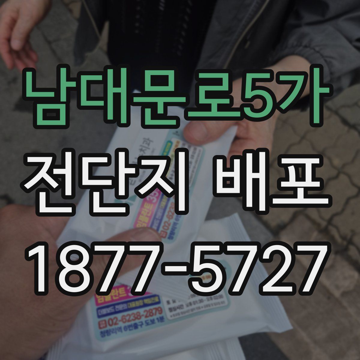 남대문로5가 전단지 배포