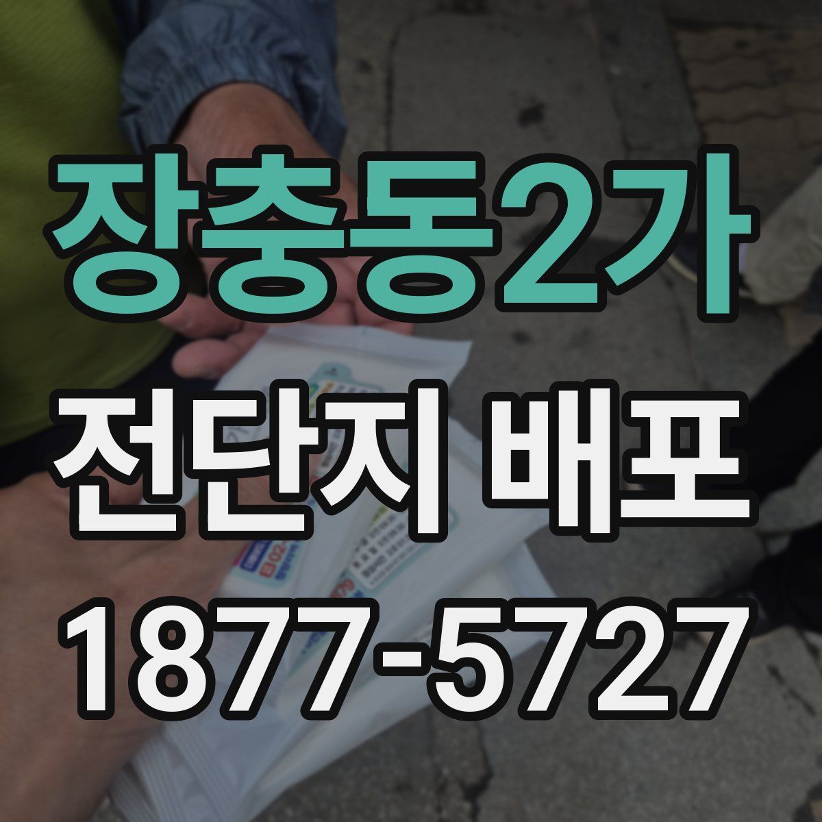 장충동2가 전단지 배포