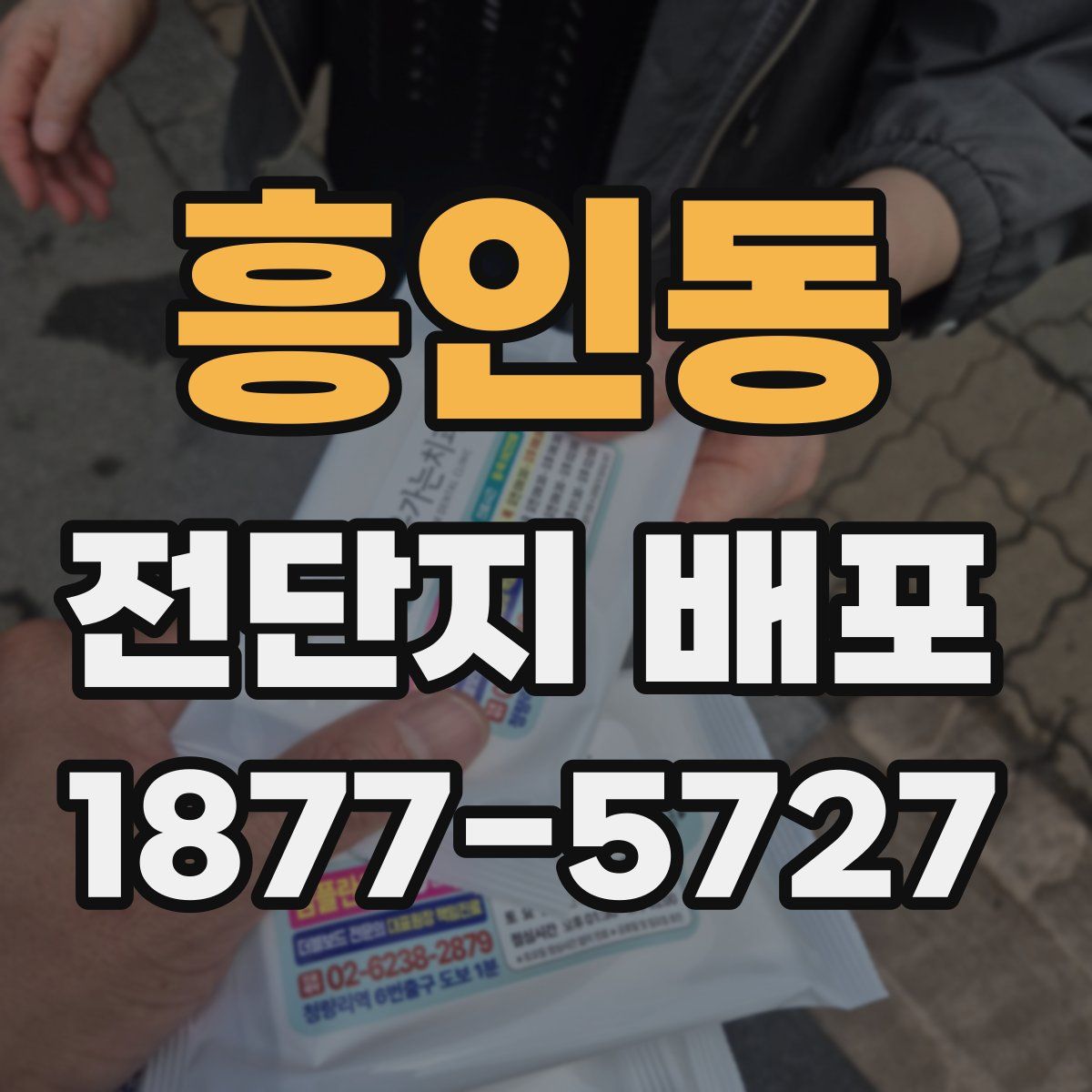흥인동 전단지 배포