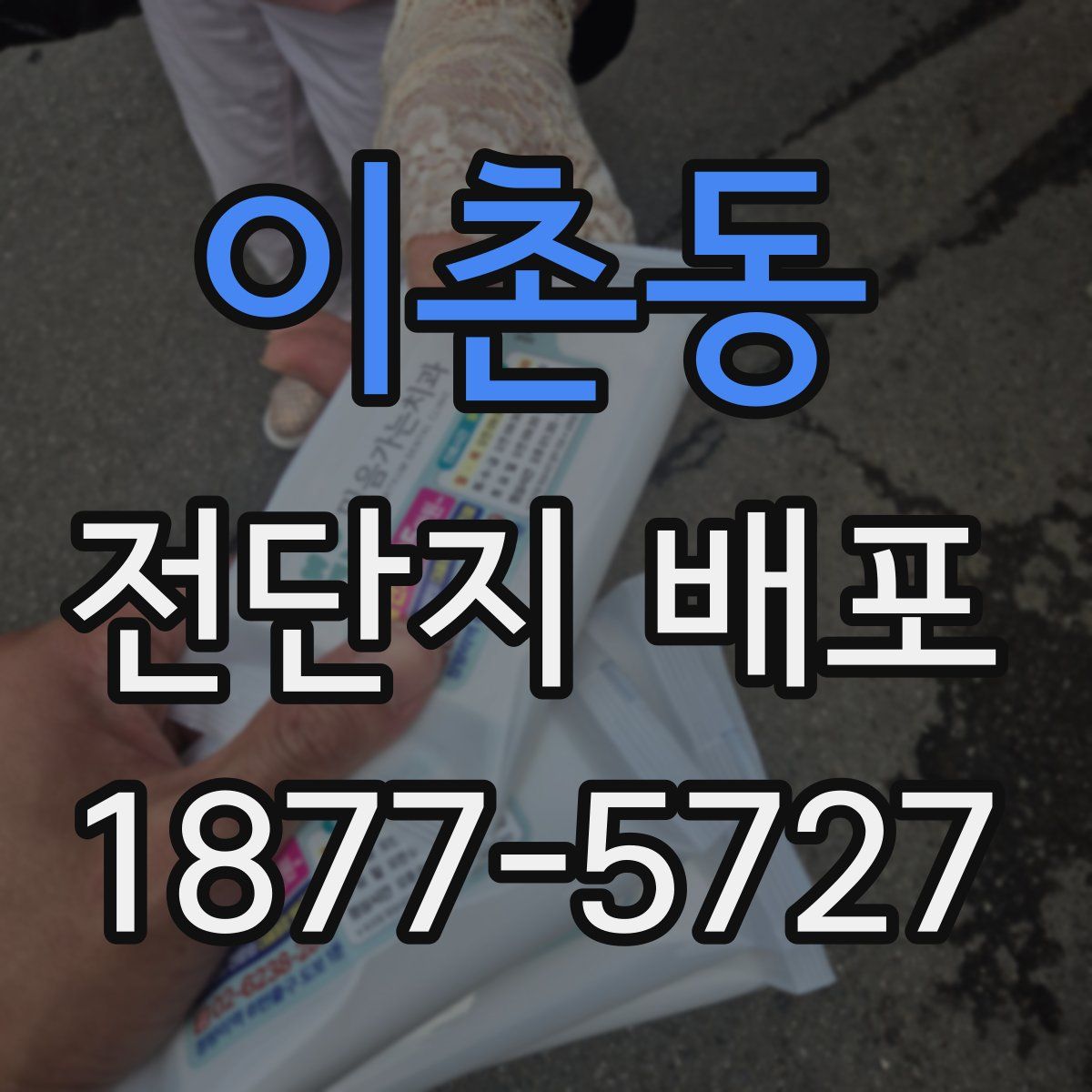이촌동 전단지 배포