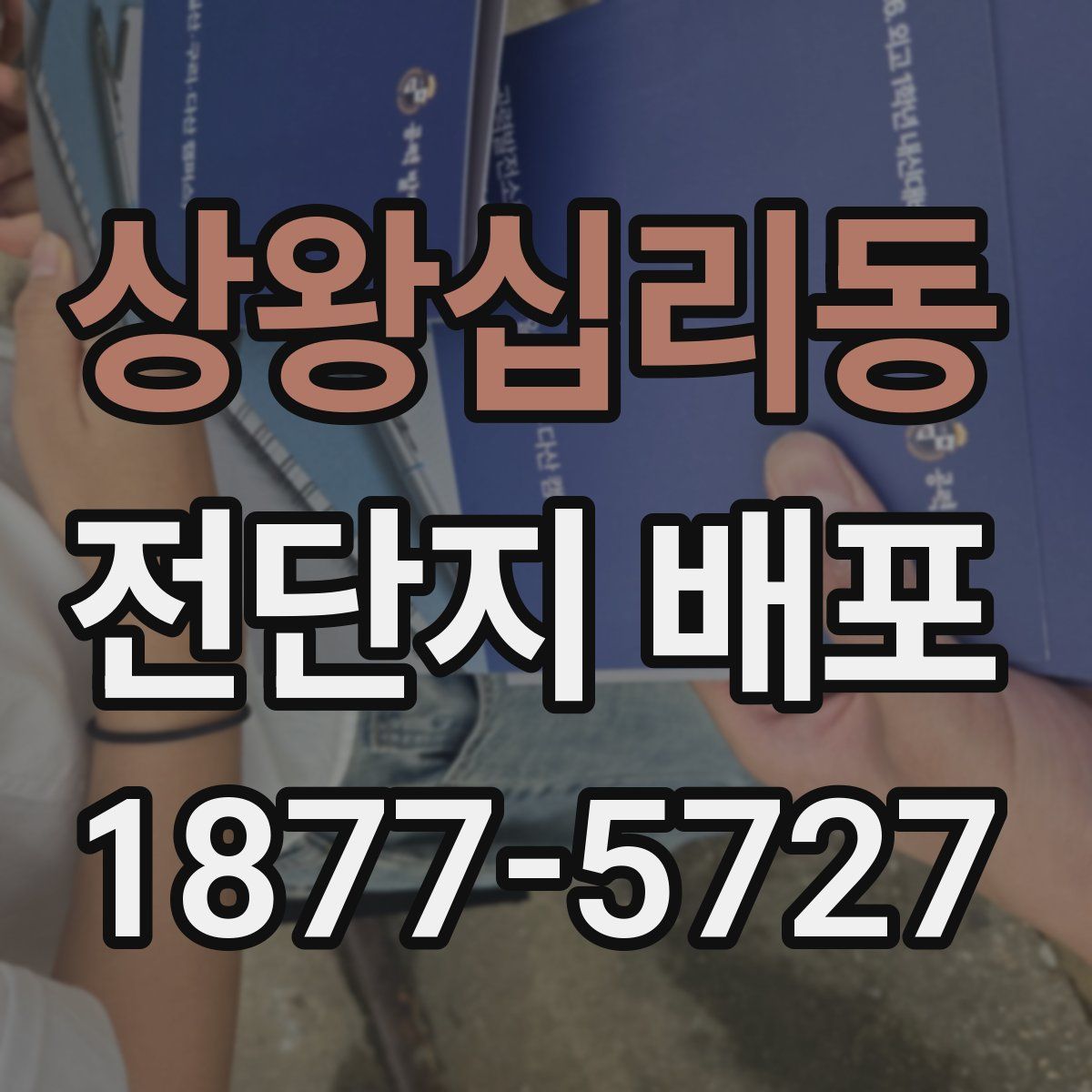 상왕십리동 전단지 배포