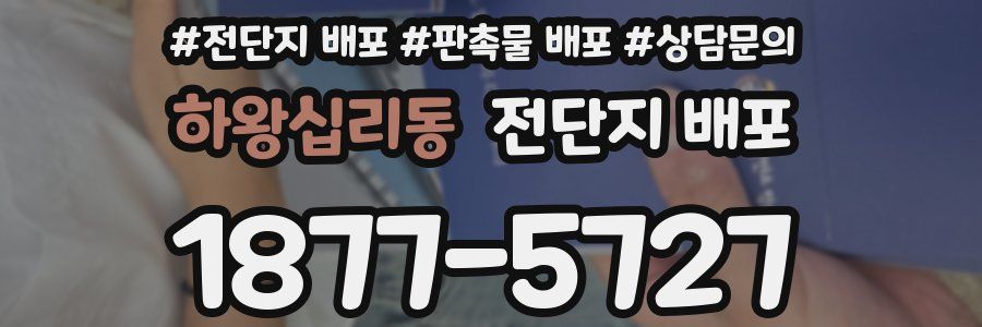 하왕십리동 전단지 배포