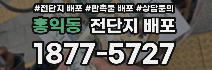 홍익동 전단지 배포