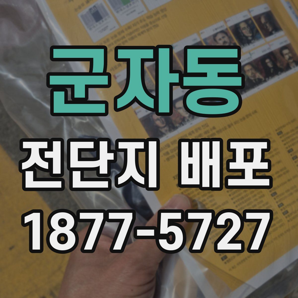 군자동 전단지 배포