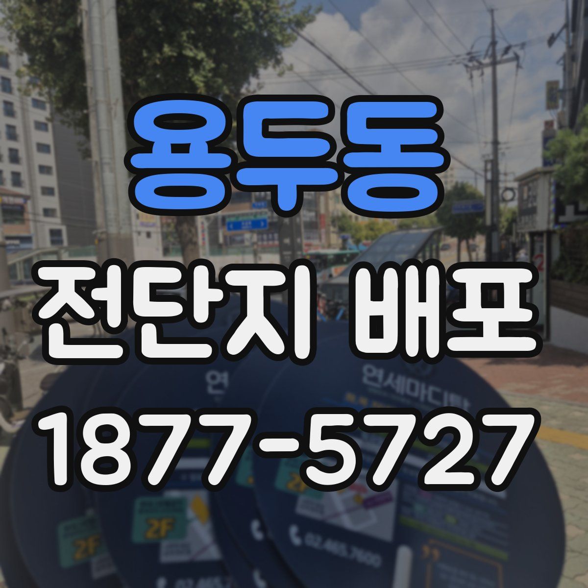 용두동 전단지 배포