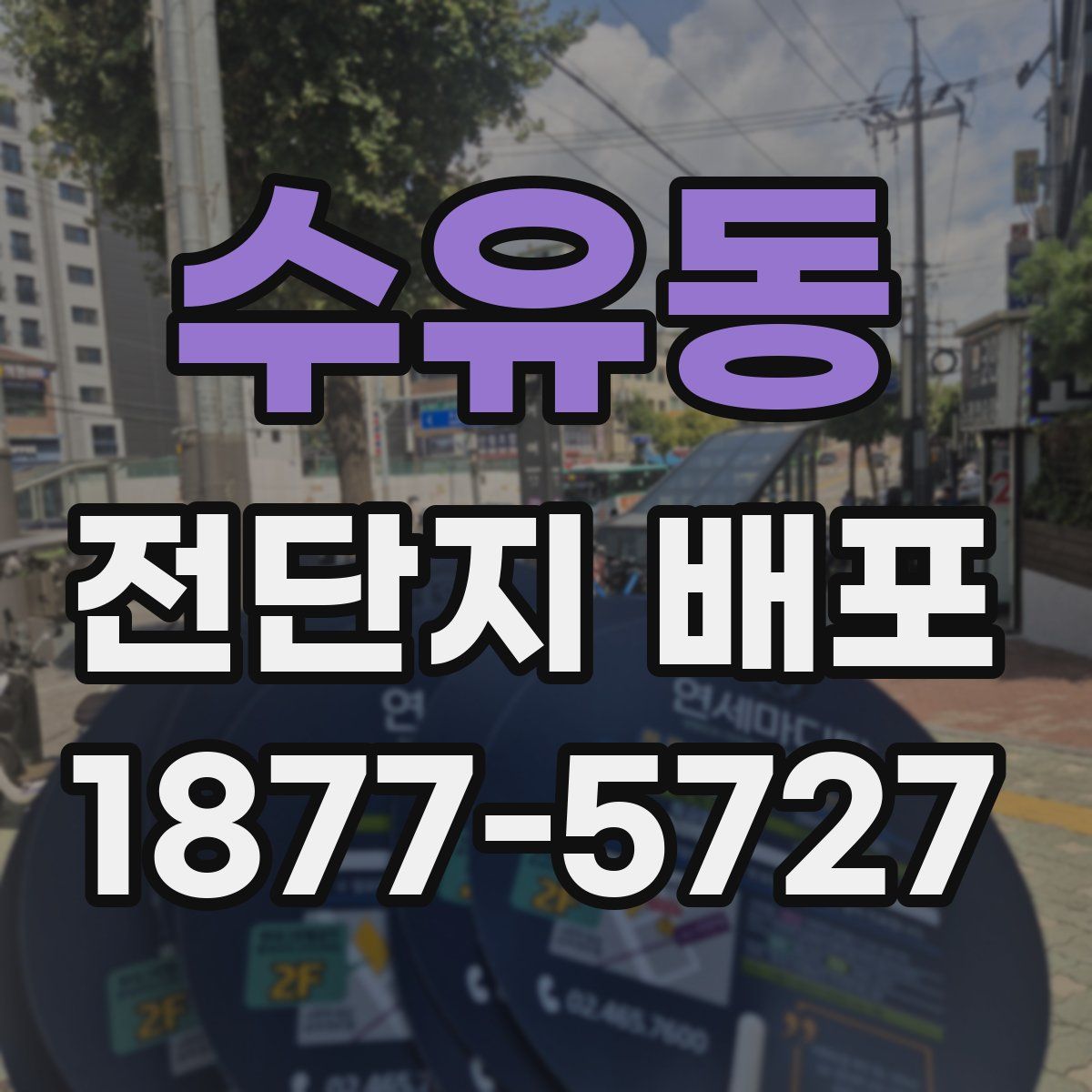 수유동 전단지 배포