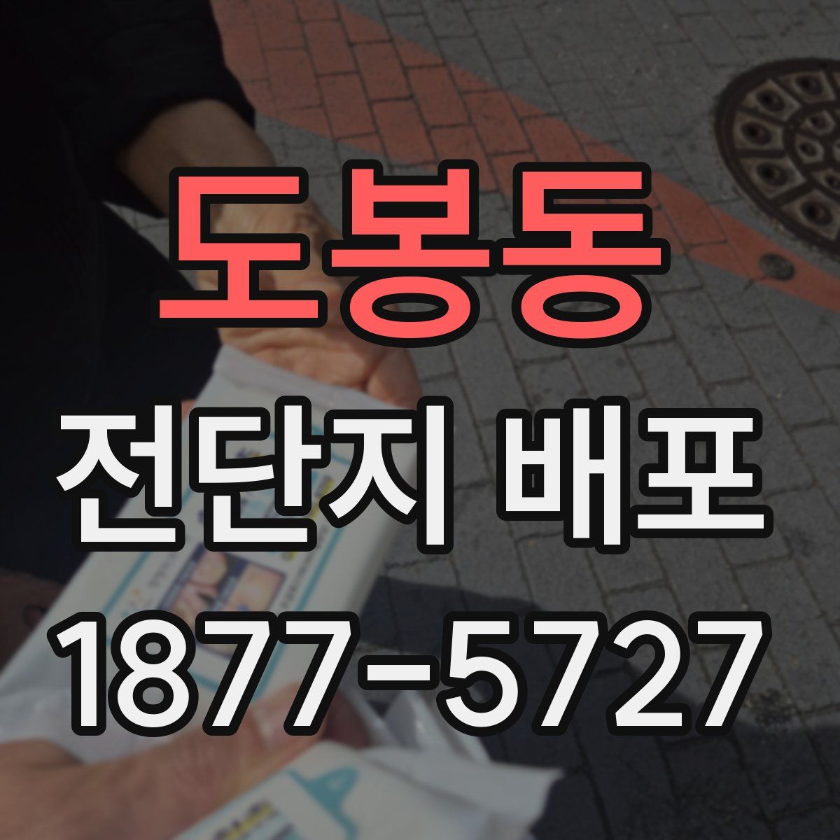 도봉동 전단지 배포