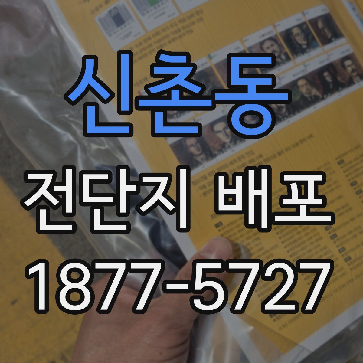 신촌동 전단지 배포