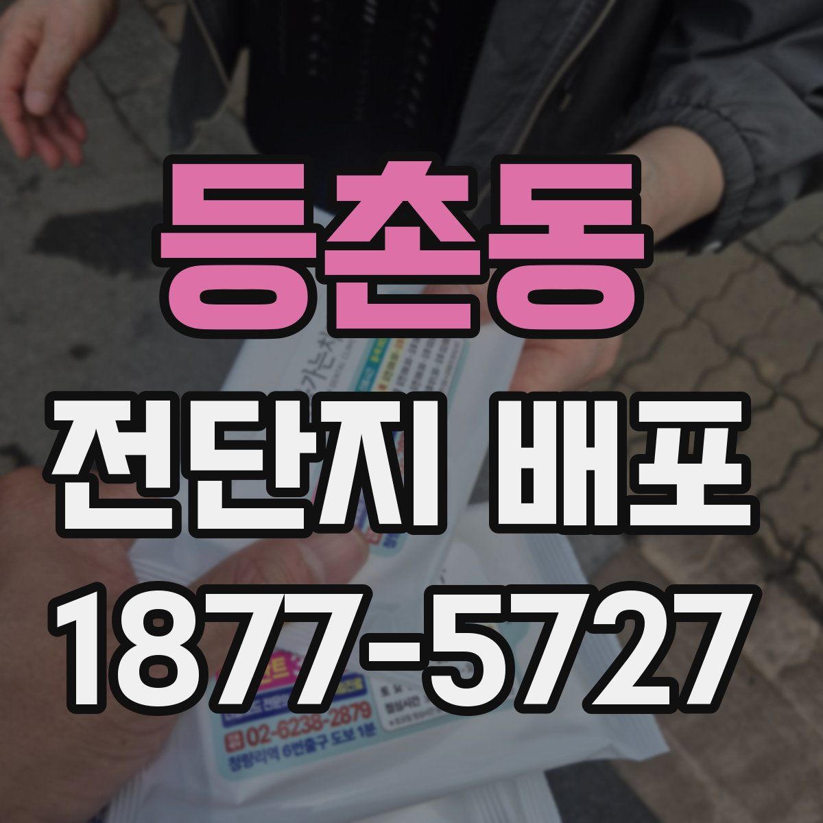 등촌동 전단지 배포