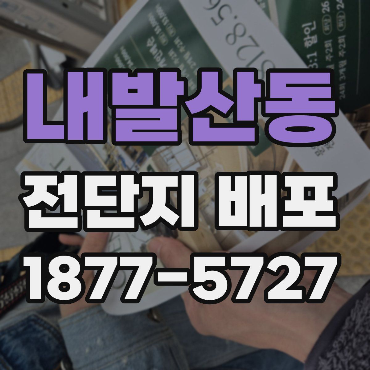 내발산동 전단지 배포