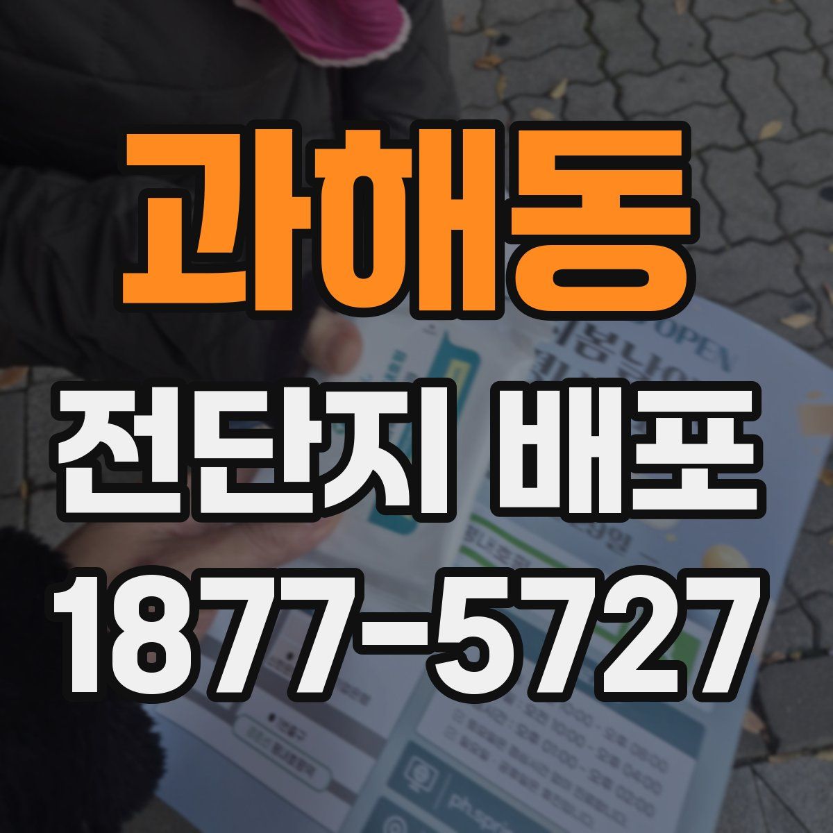 과해동 전단지 배포