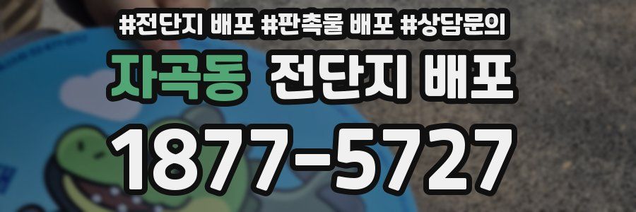 자곡동 전단지 배포