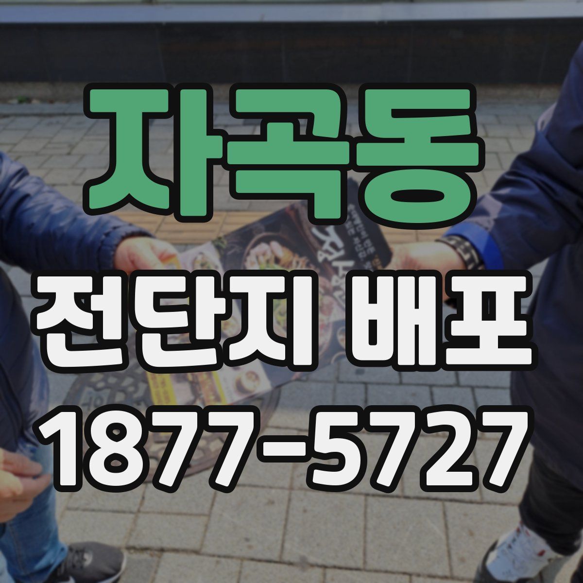 자곡동 전단지 배포