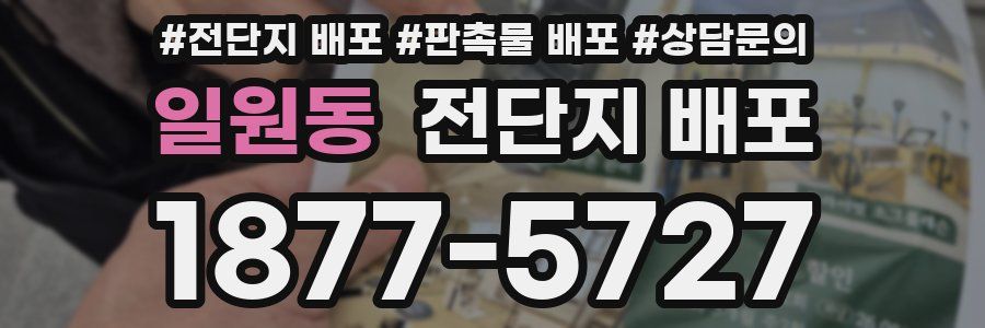 일원동 전단지 배포