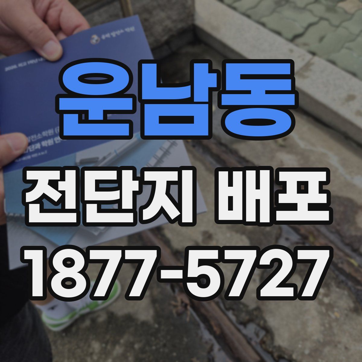 운남동 전단지 배포