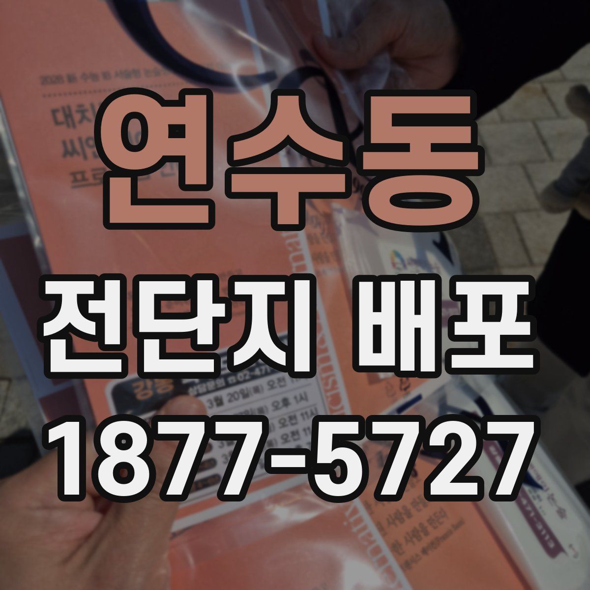 연수동 전단지 배포
