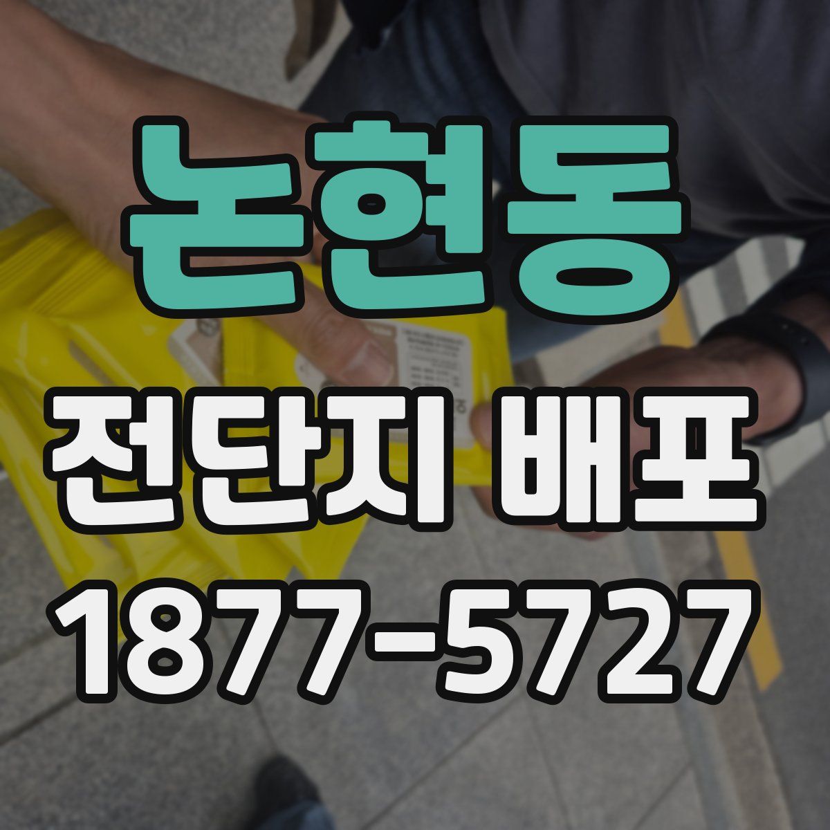 논현동 전단지 배포