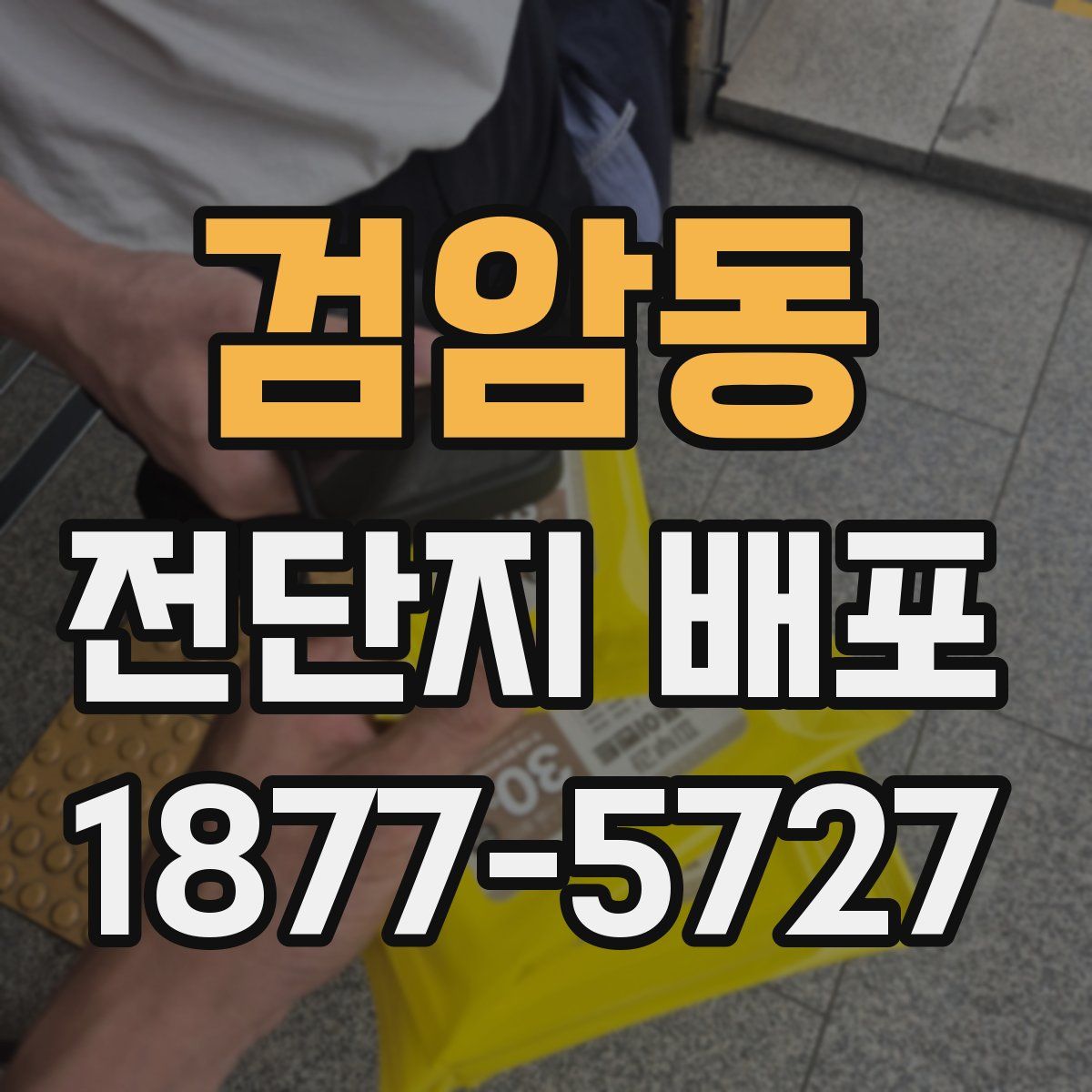 검암동 전단지 배포